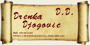 Drenka Đogović vizit kartica